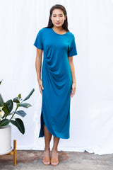 Ricky Asymmetrical Dress (Ocean)
