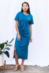 Ricky Asymmetrical Dress (Ocean)