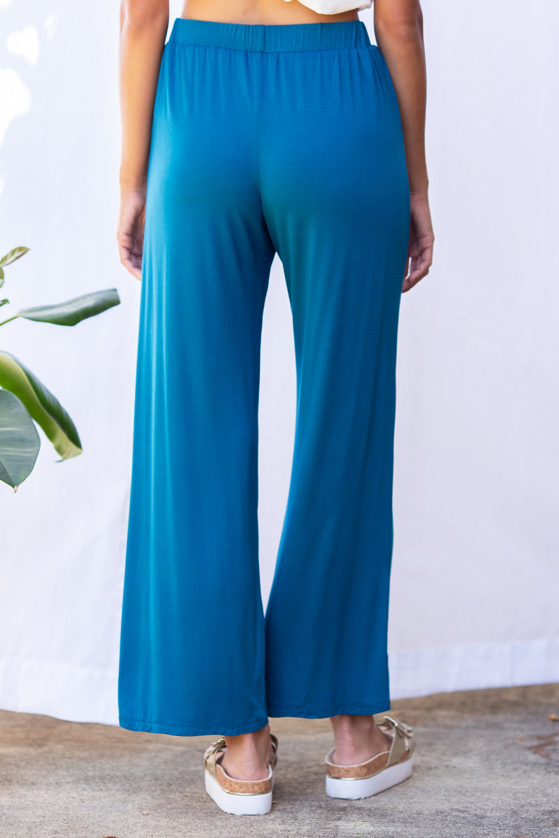Parker High-Waist Pant (Ocean)