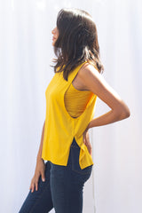 Courtney Layered Tank (Dandelion)
