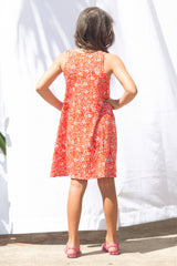 Mini Avery Dress (Wildflower Red)