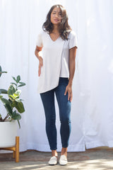 Gemma Asymmetrical Tunic (Oatmeal)