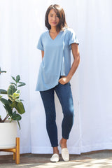 Gemma Asymmetrical Tunic (Sky Blue)