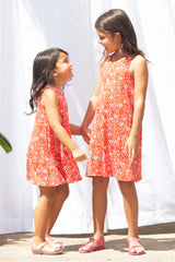Mini Avery Dress (Wildflower Red)