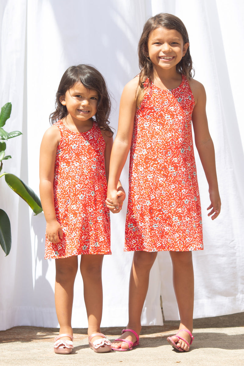 Mini Avery Dress (Wildflower Red)