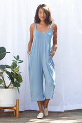 Paisley Jumpsuit (Sky Blue)