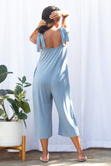 Paisley Jumpsuit (Sky Blue)