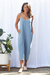 Paisley Jumpsuit (Sky Blue)
