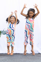 Mini Paisley Jumper (Retro Rainbow)