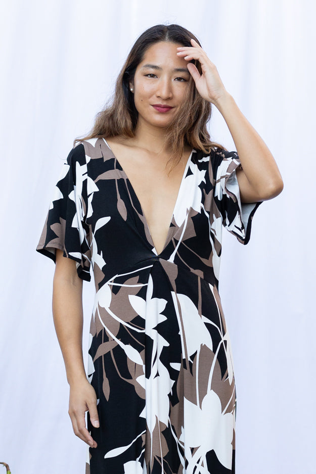 Kori Pleated Maxi (Orchid Shadow)