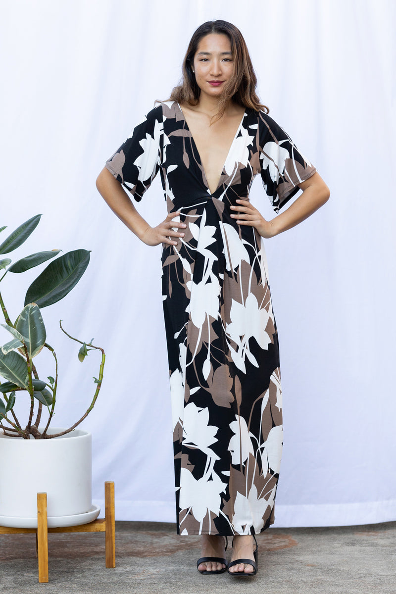 Kori Pleated Maxi (Orchid Shadow)