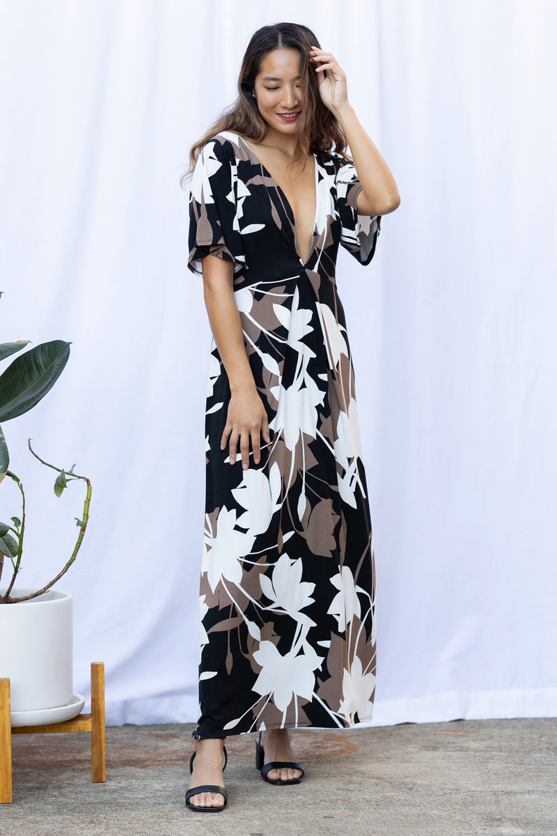 Kori Pleated Maxi (Orchid Shadow)