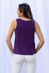 Nikki Tank Top (Midnight Purple)