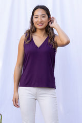 Nikki Tank Top (Midnight Purple)