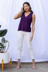 Nikki Tank Top (Midnight Purple)