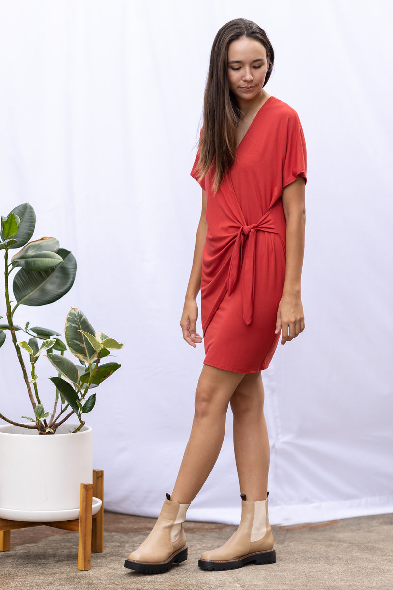 Diedre Wrap Dress (Canyon)