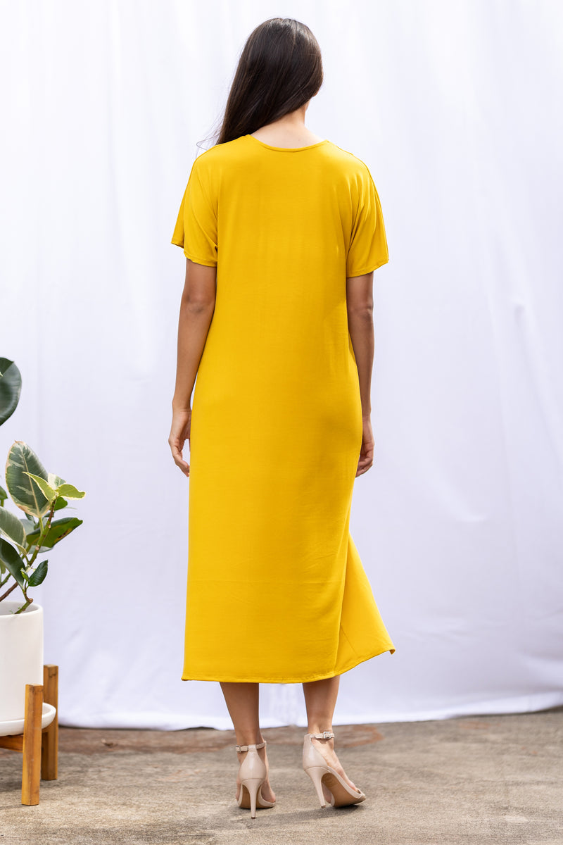 Ricky Asymmetrical Dress (Dandelion)