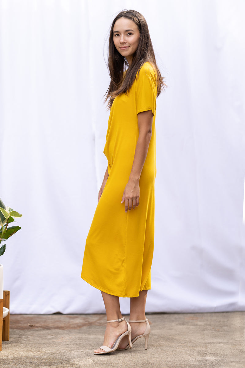 Ricky Asymmetrical Dress (Dandelion)