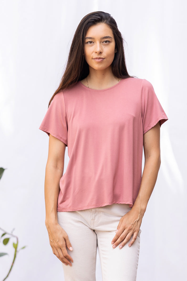 Cora Tee (Desert Rose)