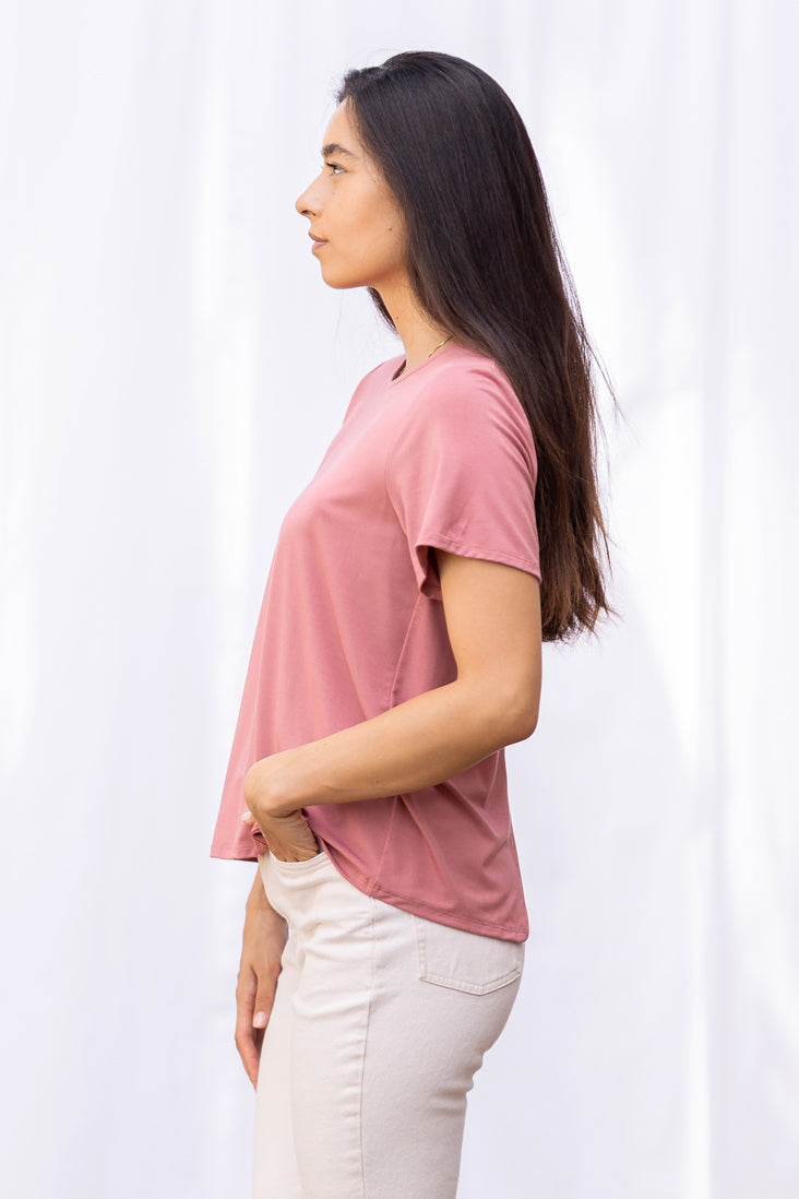 Cora Tee (Desert Rose)