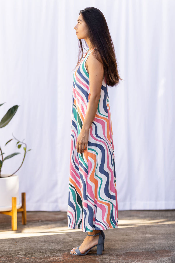 Elaine Maxi (Retro Rainbow)