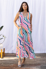 Elaine Maxi (Retro Rainbow)