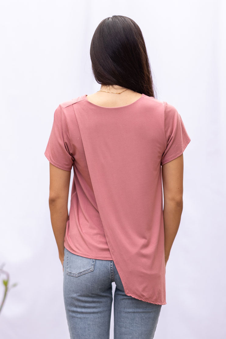 Gemma Asymmetrical Tunic (Desert Rose)