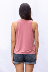 Michael Racer Tank Top (Desert Rose)