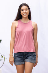 Michael Racer Tank Top (Desert Rose)