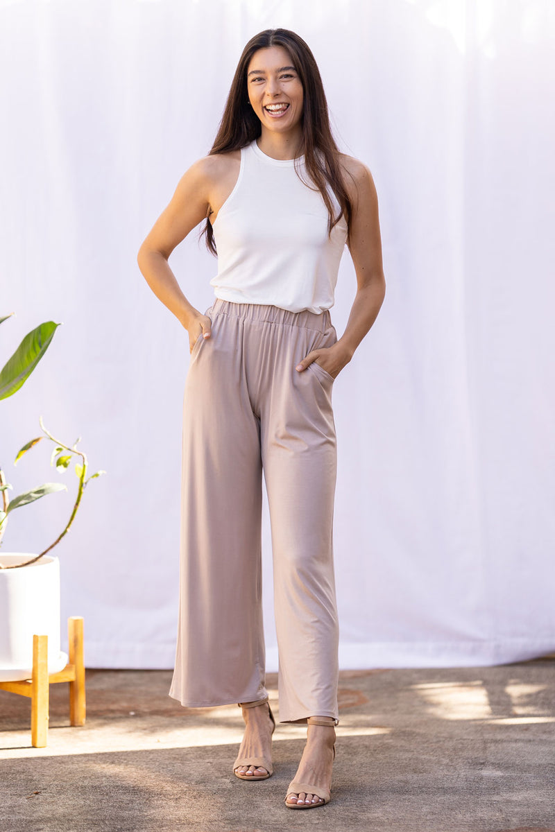 Parker High-Waist Pant (Cocoa)