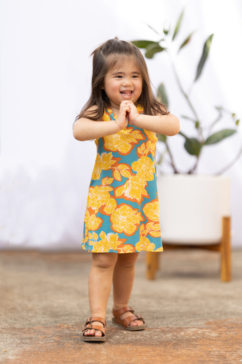 Mini Avery Dress (Golden Bloom)