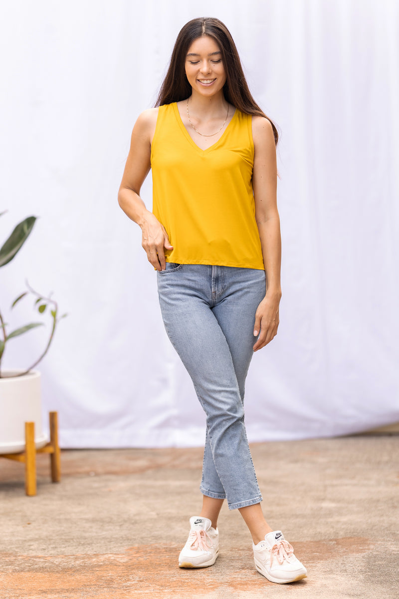 Nikki Tank Top (Dandelion)