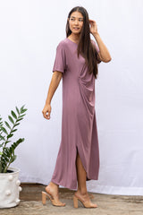 Ricky Asymmetrical Dress (Belladonna)
