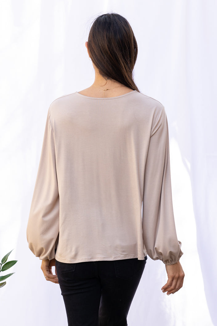 Vivian Blouse (Cocoa)