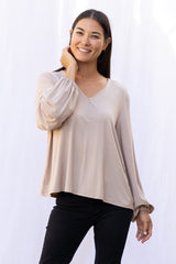 Vivian Blouse (Cocoa)