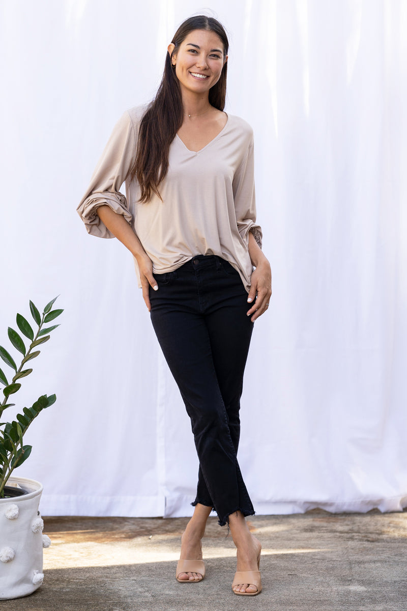 Vivian Blouse (Cocoa)