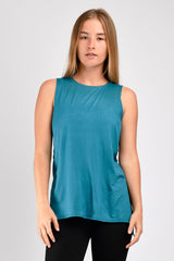 Courtney Layered Tank (Turquoise) - XS