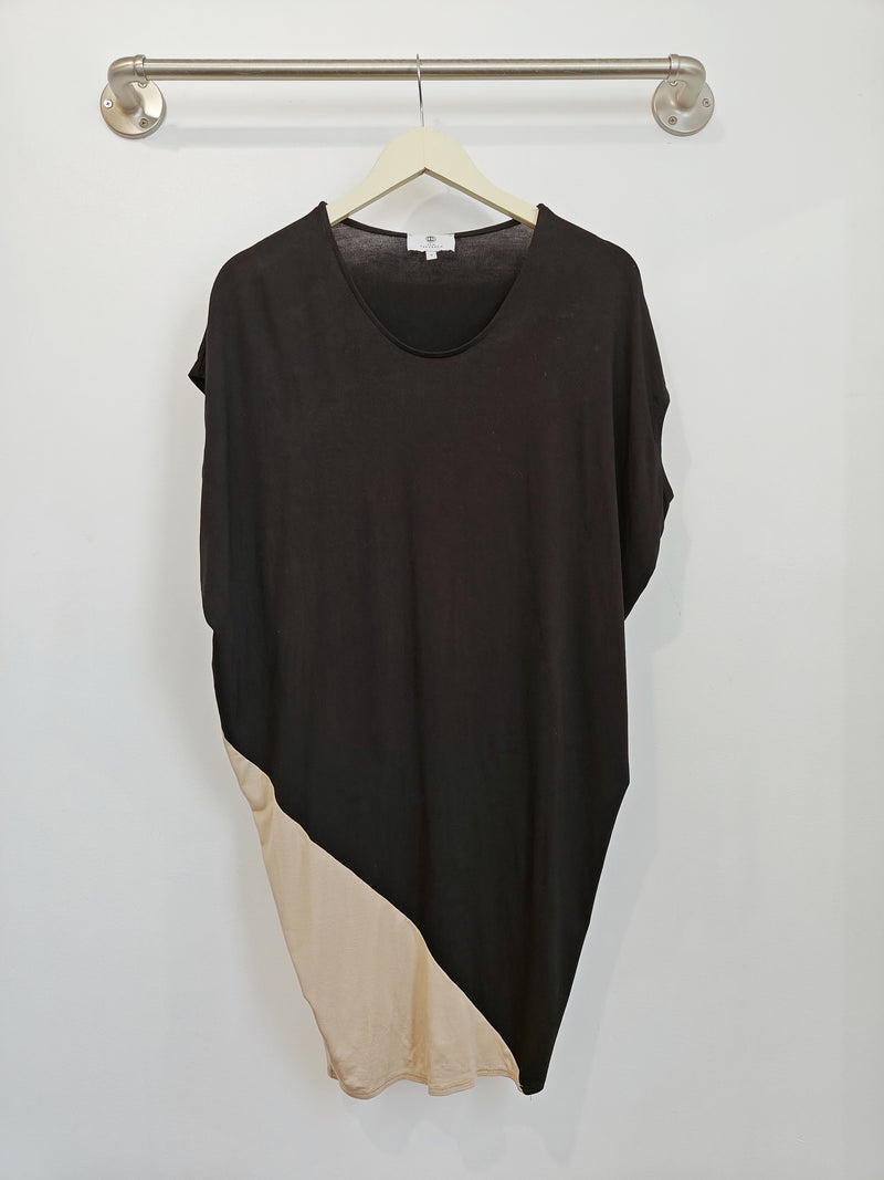 Kit Dress (Black/Cocoa) - S