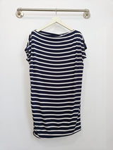 Brooke Dress (Navy Stripe) - XS