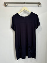 Stacey T-Shirt Dress (Navy) - S