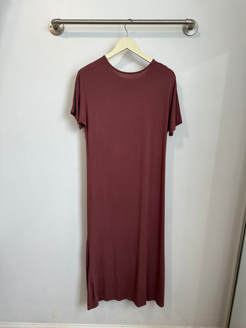 Ricky Asymmetrical Dress (Mauve) - L