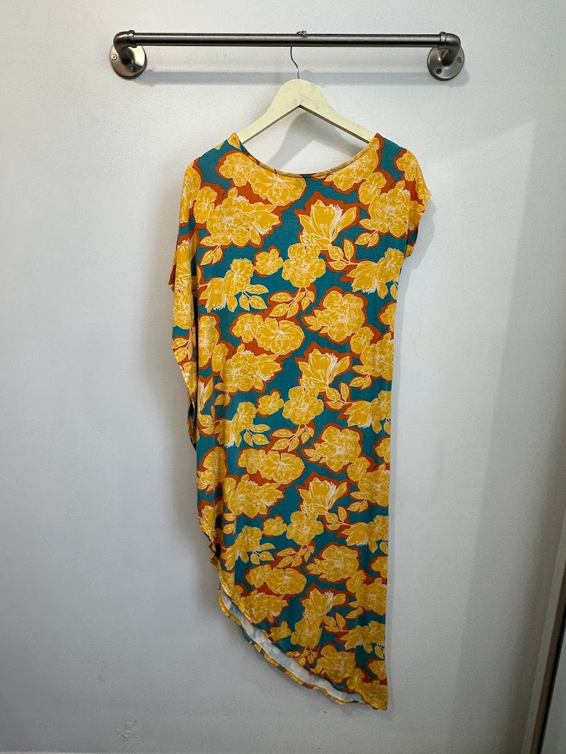 Lola Asymmetric Maxi (Golden Bloom) - S