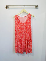 Kate Tennis Dress (Coral Line Print) - XS/S