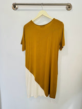 Tommy T-Shirt Dress (Mustard) - M
