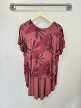 Mara Pleated Back Top (Catalina Mauve) - L