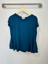 Jojo Peplum Top (Ocean) - M