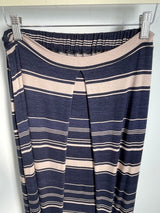 Ellie Convertible Dress/Skirt (Navy Mixed Stripe) - M