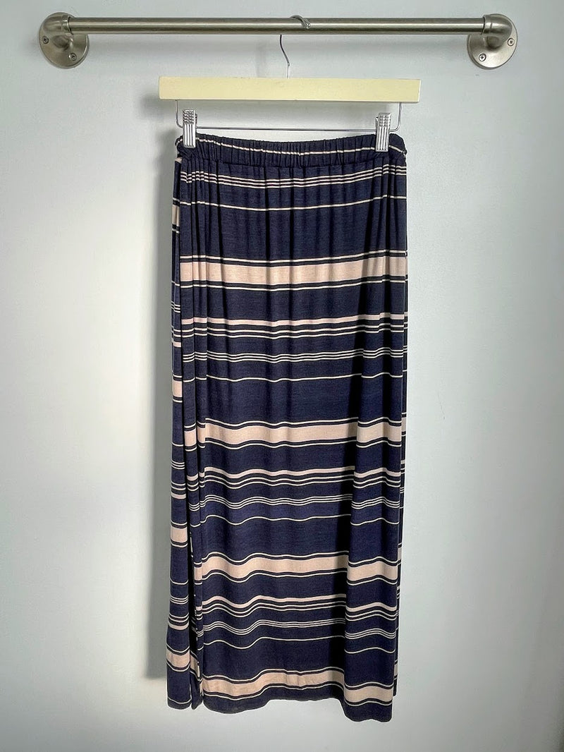 Ellie Convertible Dress/Skirt (Navy Mixed Stripe) - M