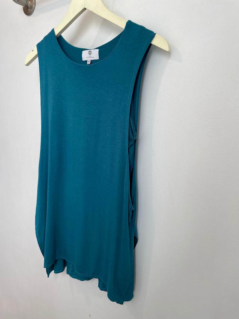Courtney Layered Tank (Turquoise) - M