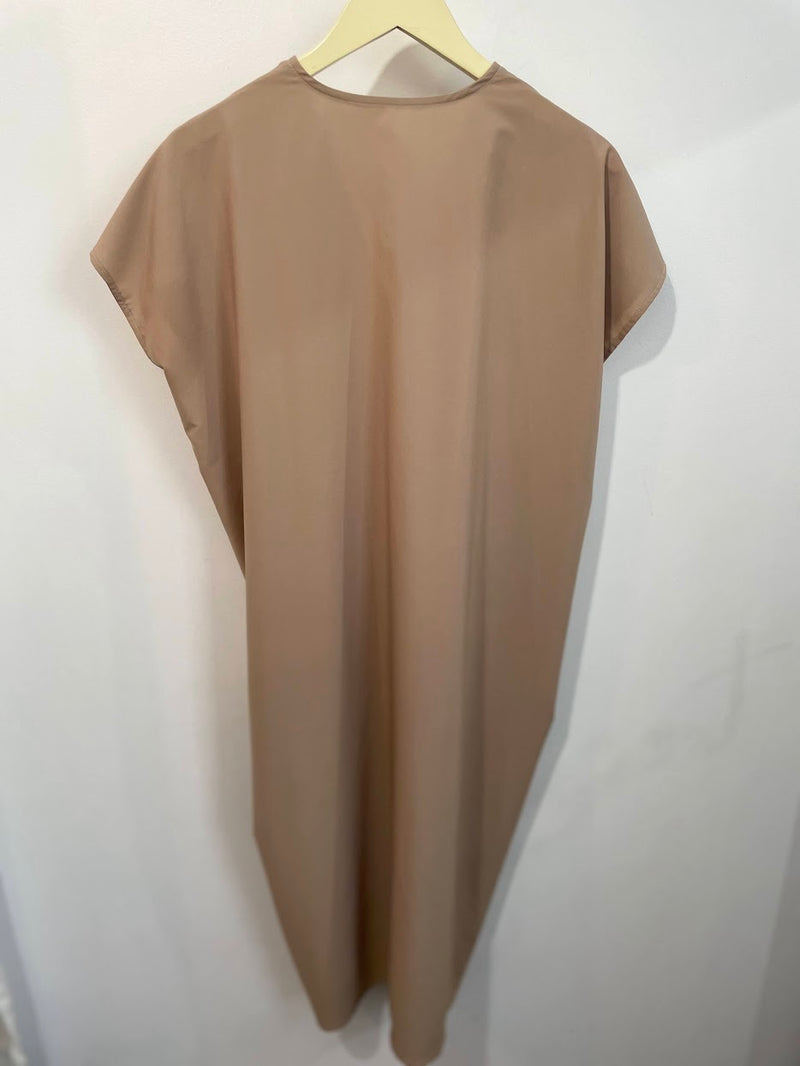 Filipa Tie Dress (Buttercream) - S
